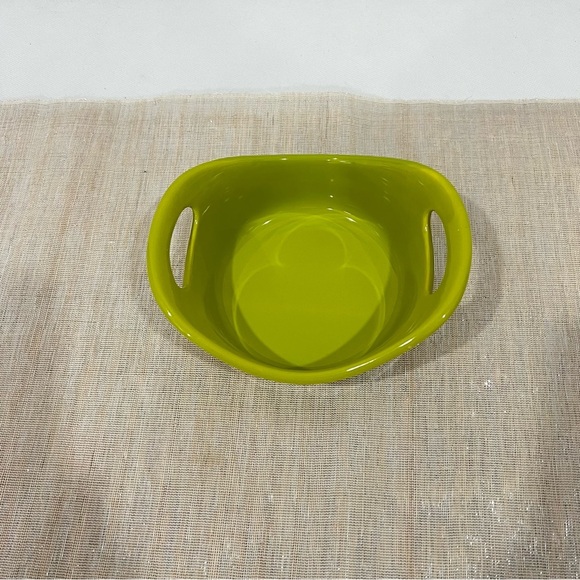 Rachel Ray Small Casserole 12 Oz. Lime Green Ceramic Serving Bowl Bakeware - Picture 3 of 7